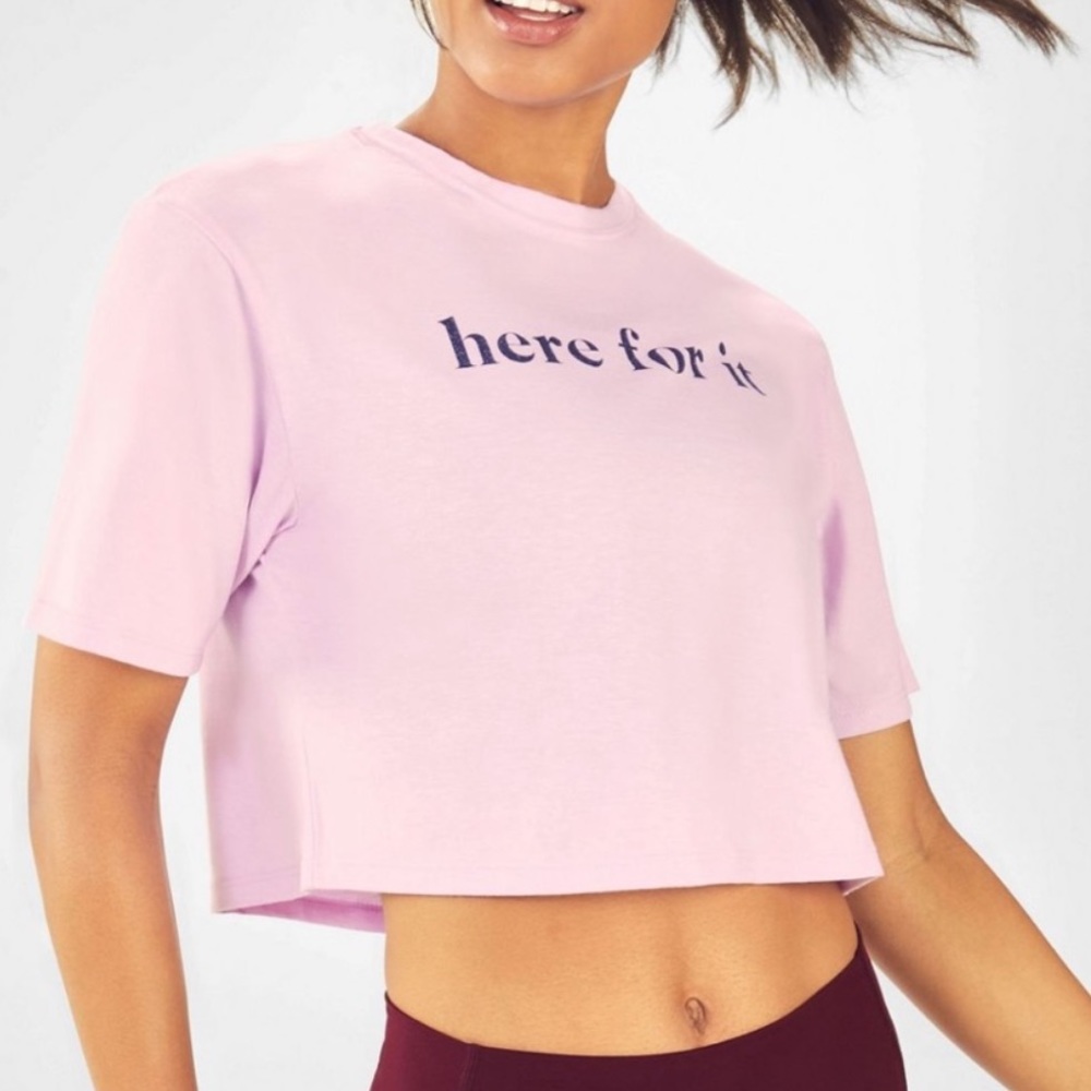 Fabletics Cropped Boxy Tee